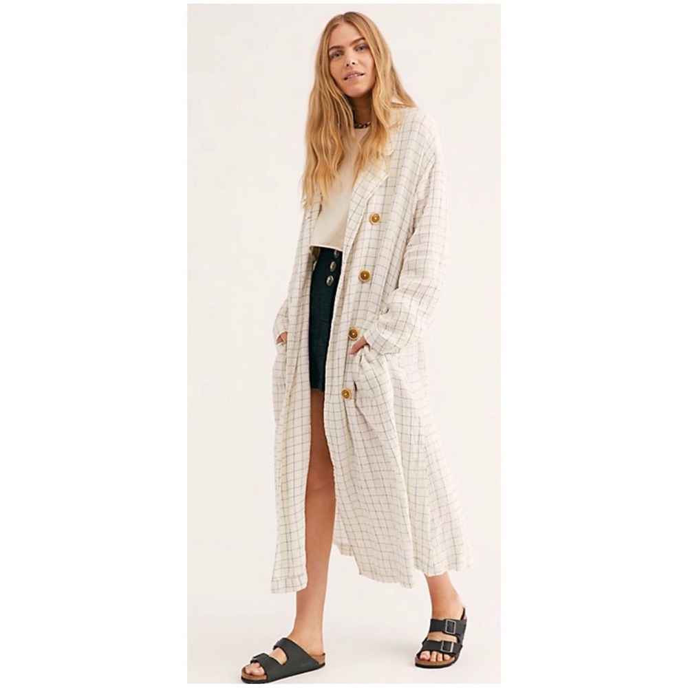 Free People Sweet Melody Duster Jacket size L